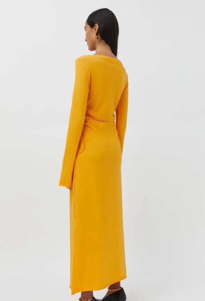 Camilla and Marc Alexandre Midi Dress in Marigold Yellow Size 10 photo 8