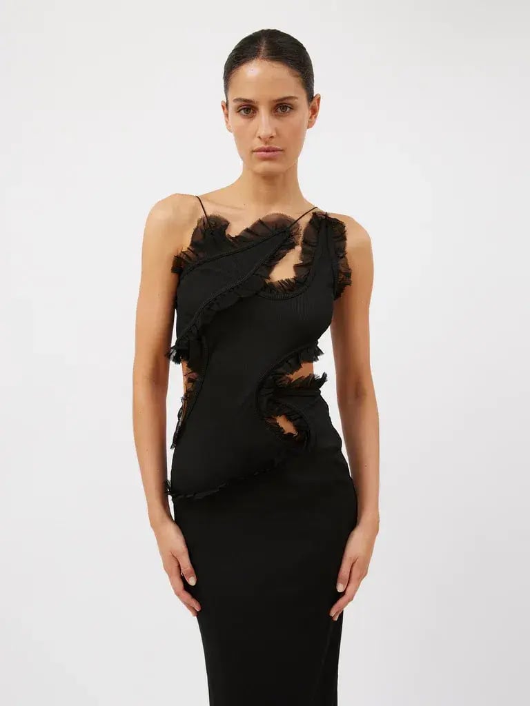 Christopher Esber Carina Interlinked Dress Black Size AU 12 photo 2