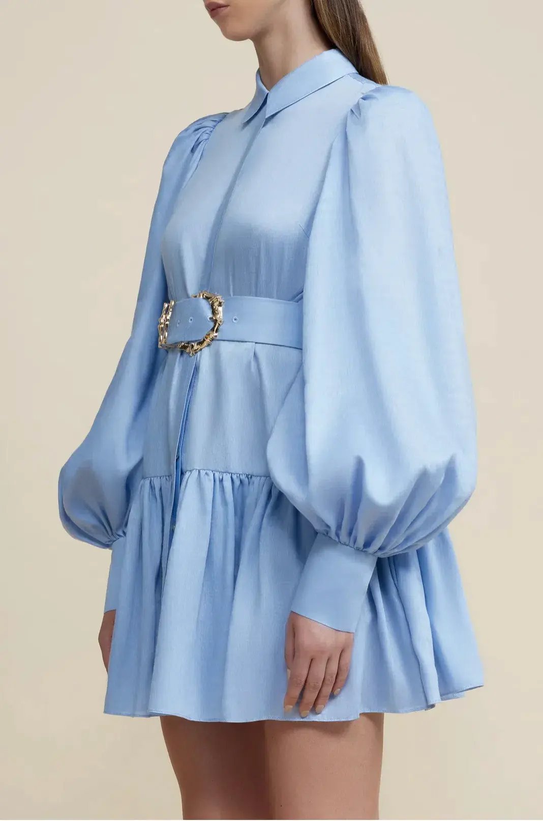 Acler Sherwood Dress Cornflower Blue Size 16 photo 2