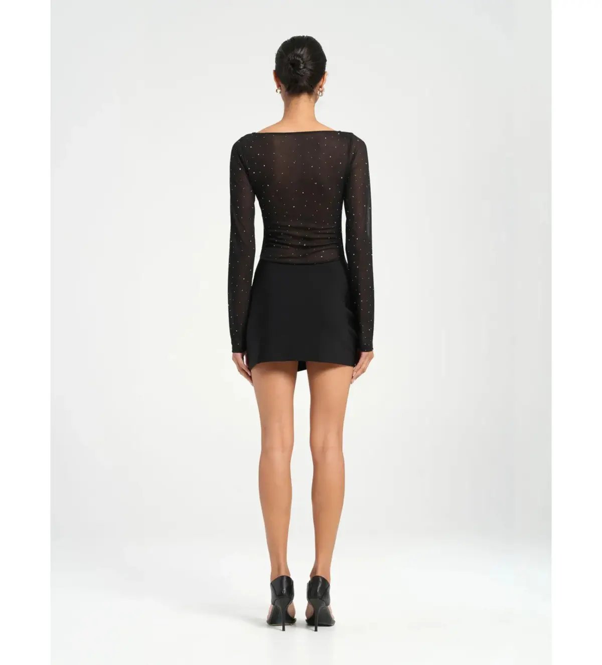 BENNI Faris Mini Dress Black Size AU photo 3