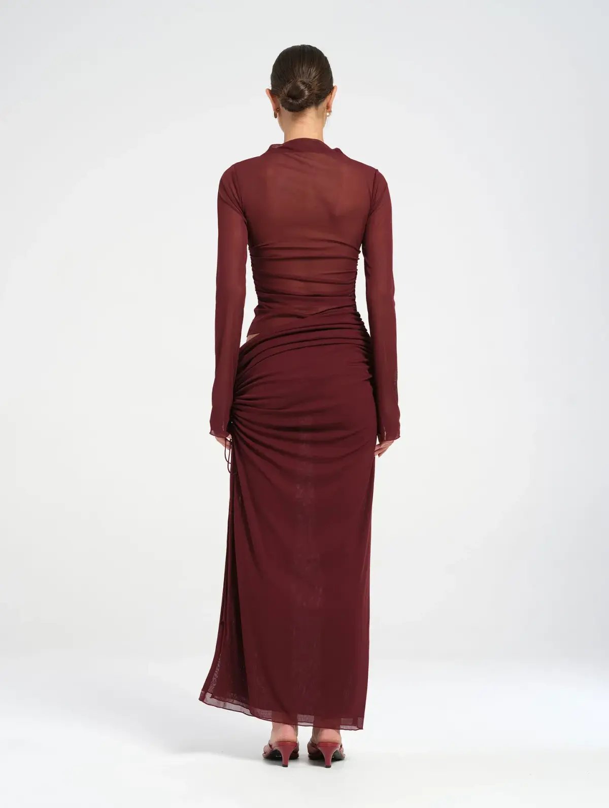 BENNI Mable Maxi Dress Plum Size 8 photo 3