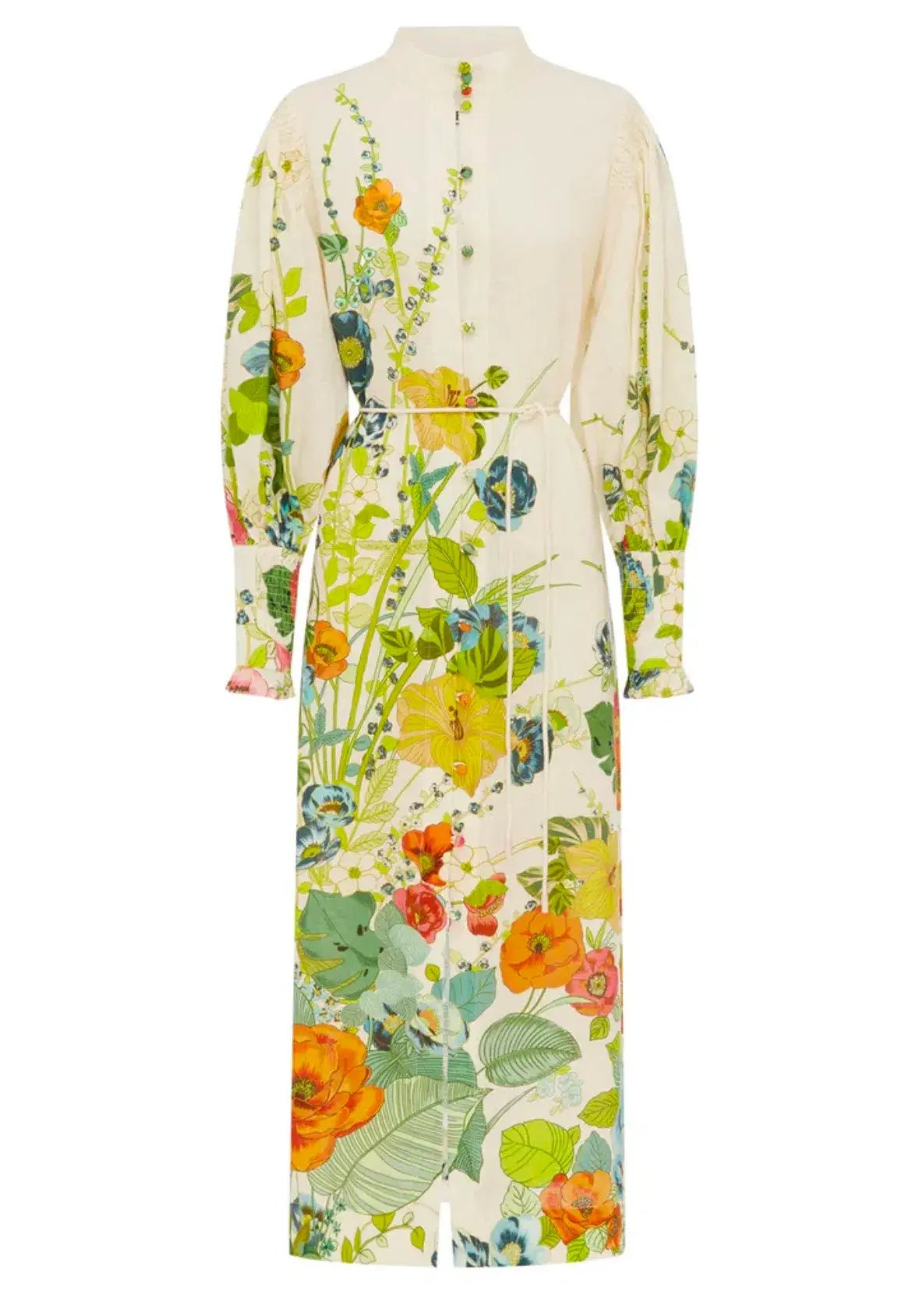Alemais Constance Shirt Dress Floral Size 16 photo 5