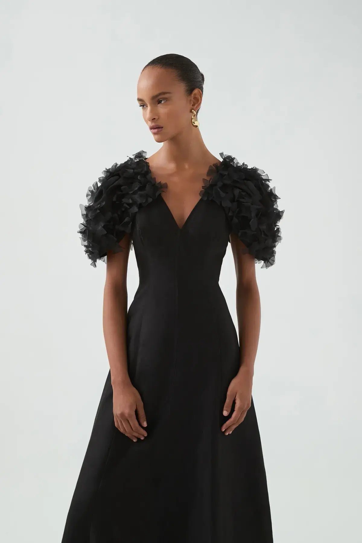 Aje Muse Maxi Dress Black  Size 16 photo 2
