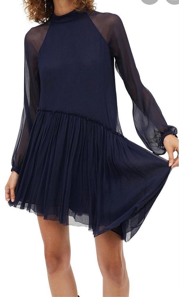 Manning Cartell Featherweight Mini Dress Blue Size 10 photo 2