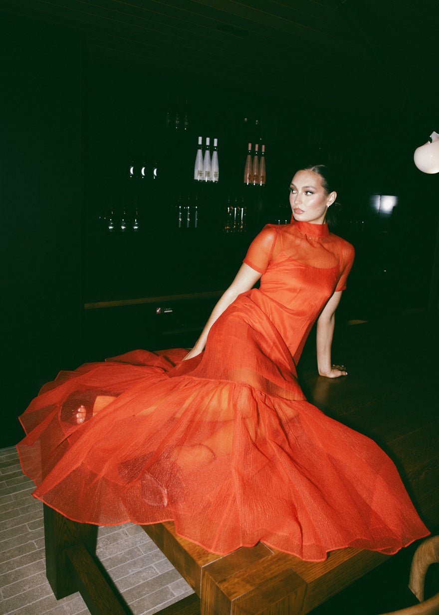 Staud Calluna Ruffled Organza Gown photo 2