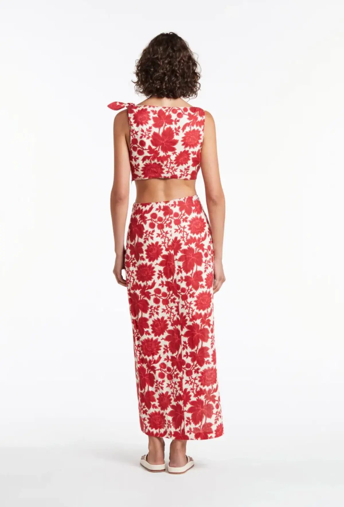 Sir the Label Cinta Knot Dress Floral Size 1 / Au 8 photo 2