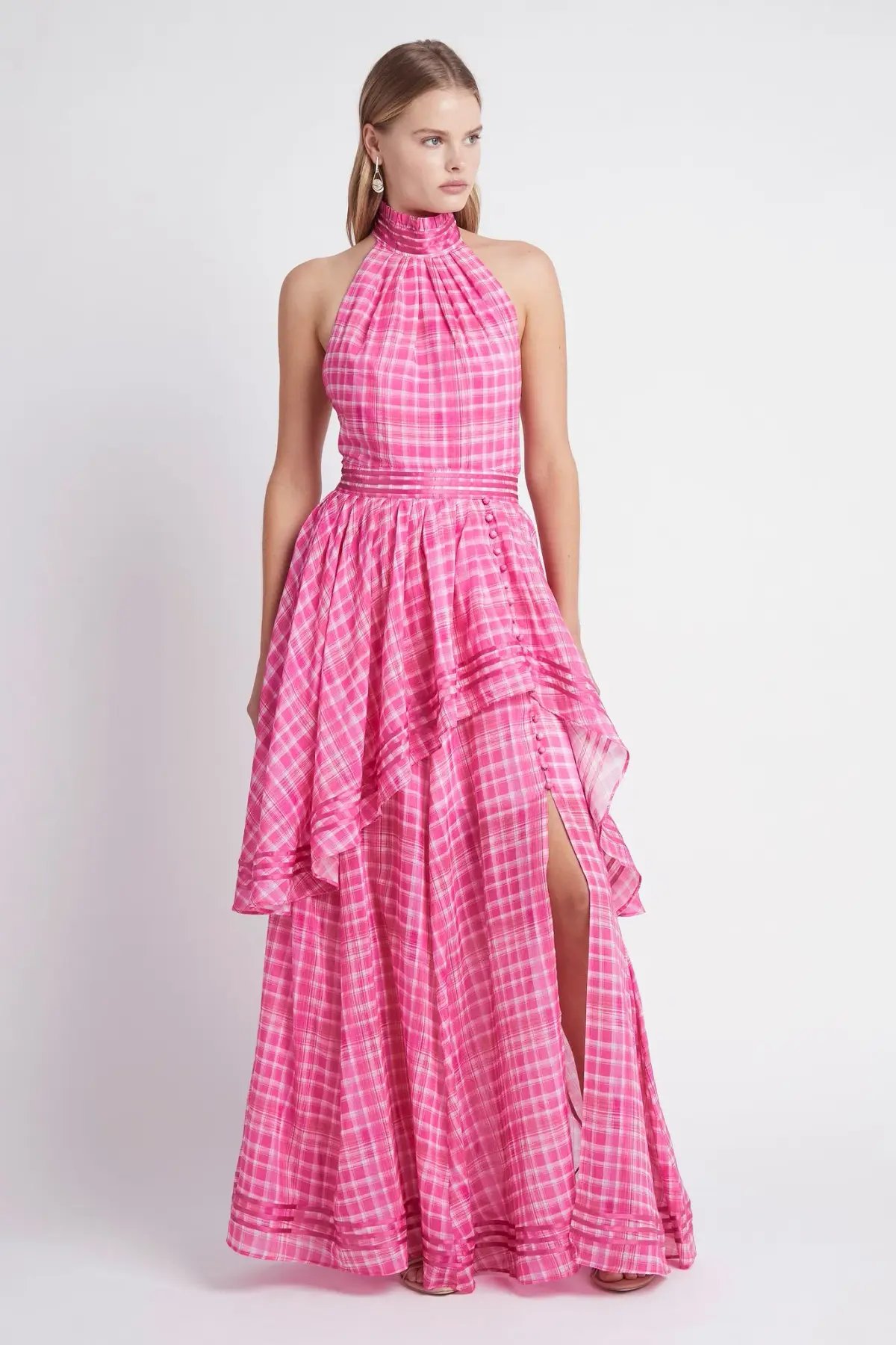 Aje Bungalow Sienna Dress Pink Size 10 photo 3