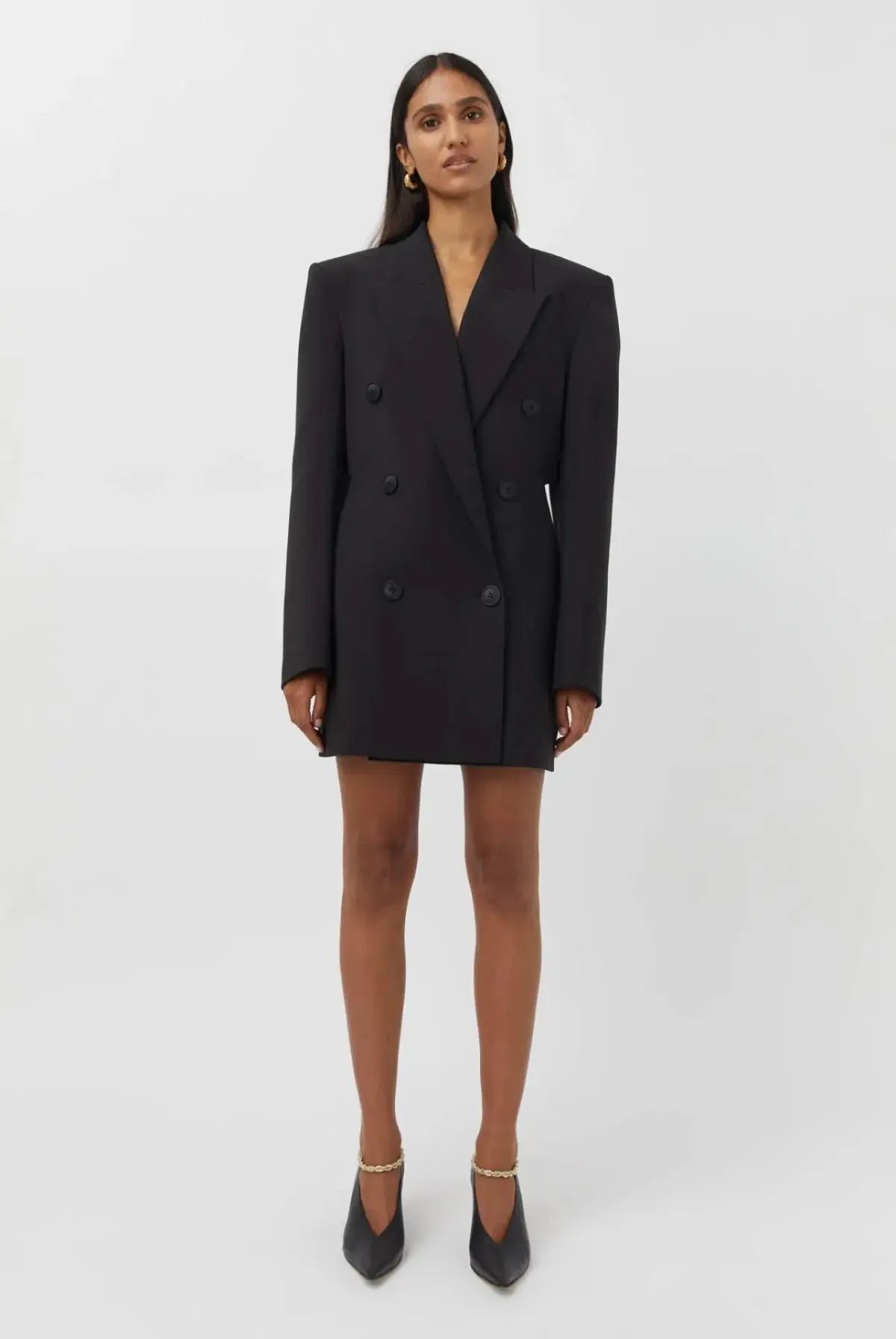 Camilla And Marc Portman Blazer Dress Black Size 10 photo 2