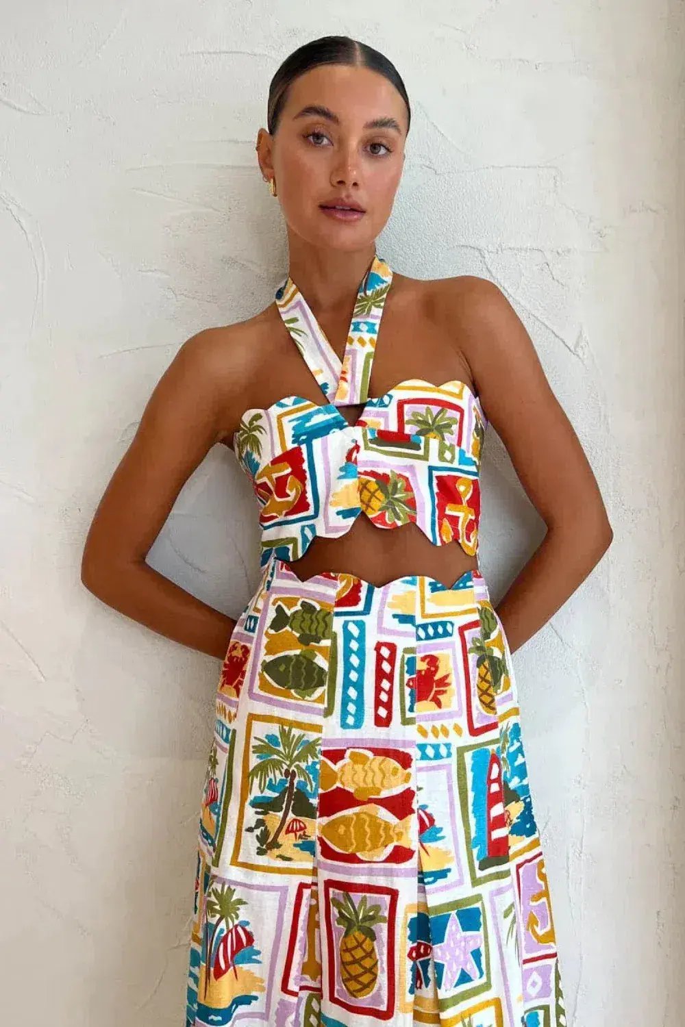 By Nicola Sea Change Top Size 10 and Maxi Skirt Size 8 Set In Summer Vacation photo 6