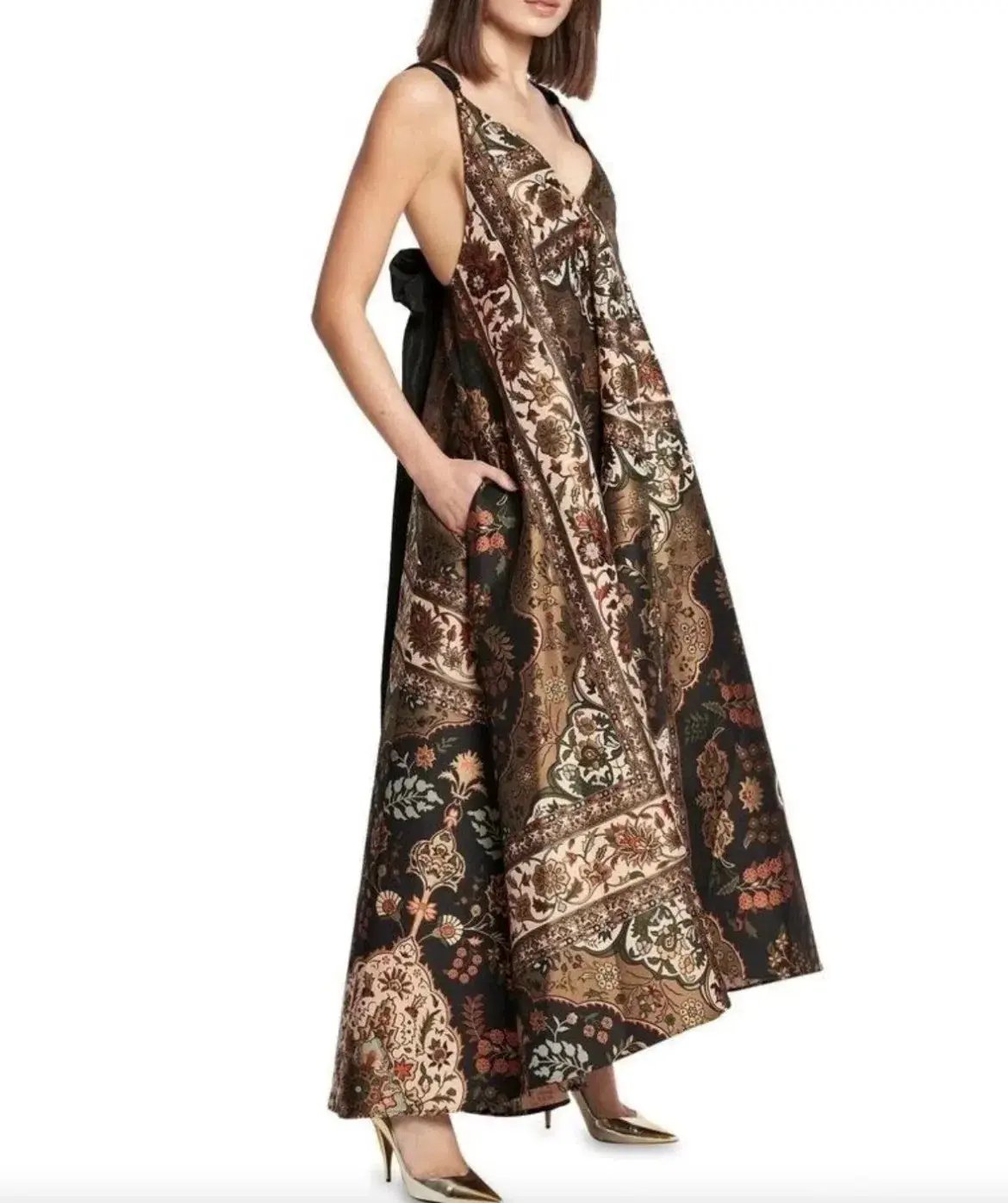 Sass and Bide Around The Moon Maxi Dress Multi Size 44 / AU 14 photo 2
