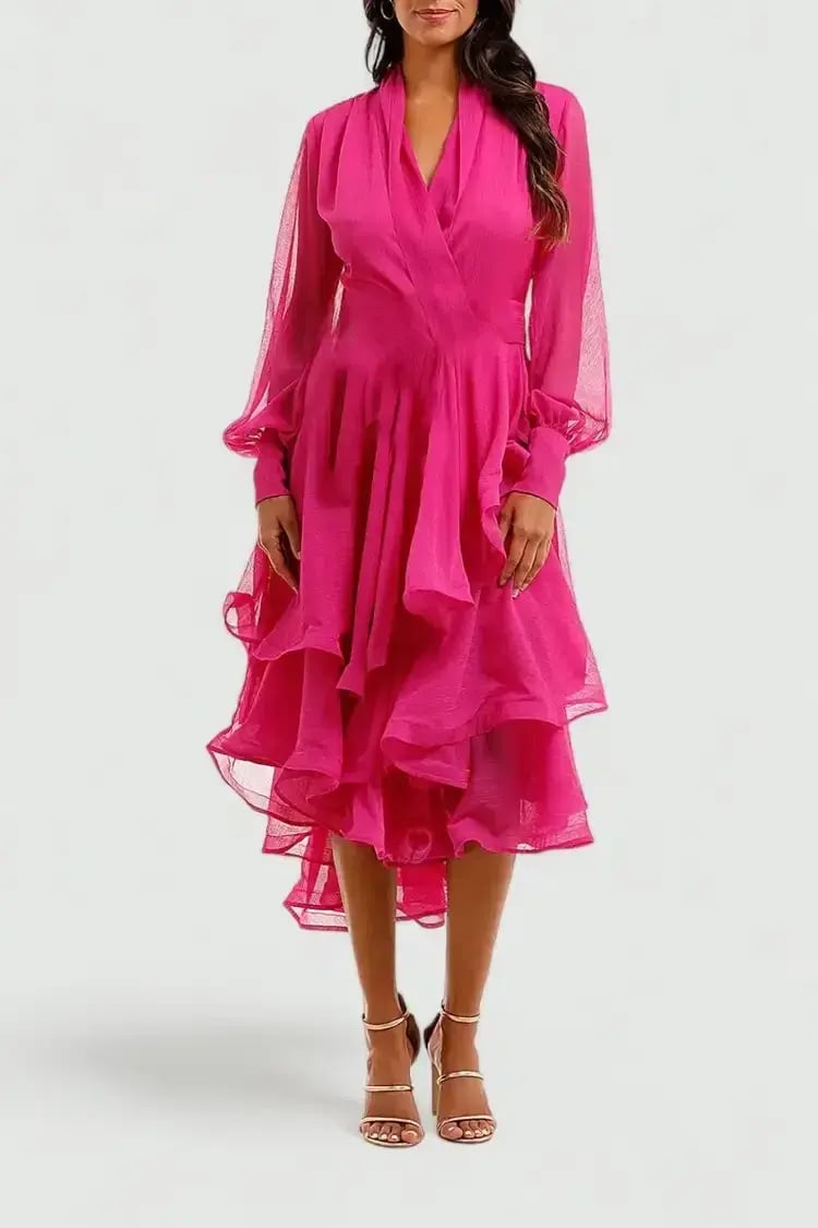 Elliatt Cuba Midi Dress in Orchid Size 12 photo 2