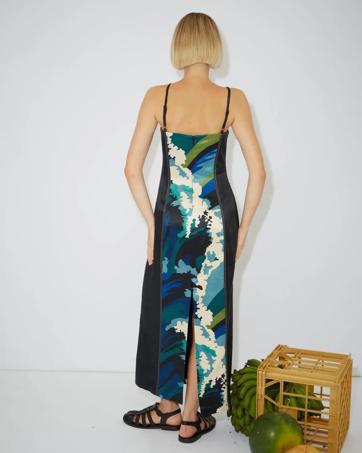 Alemais Wave Midi Dress Multi Size 8 photo 2