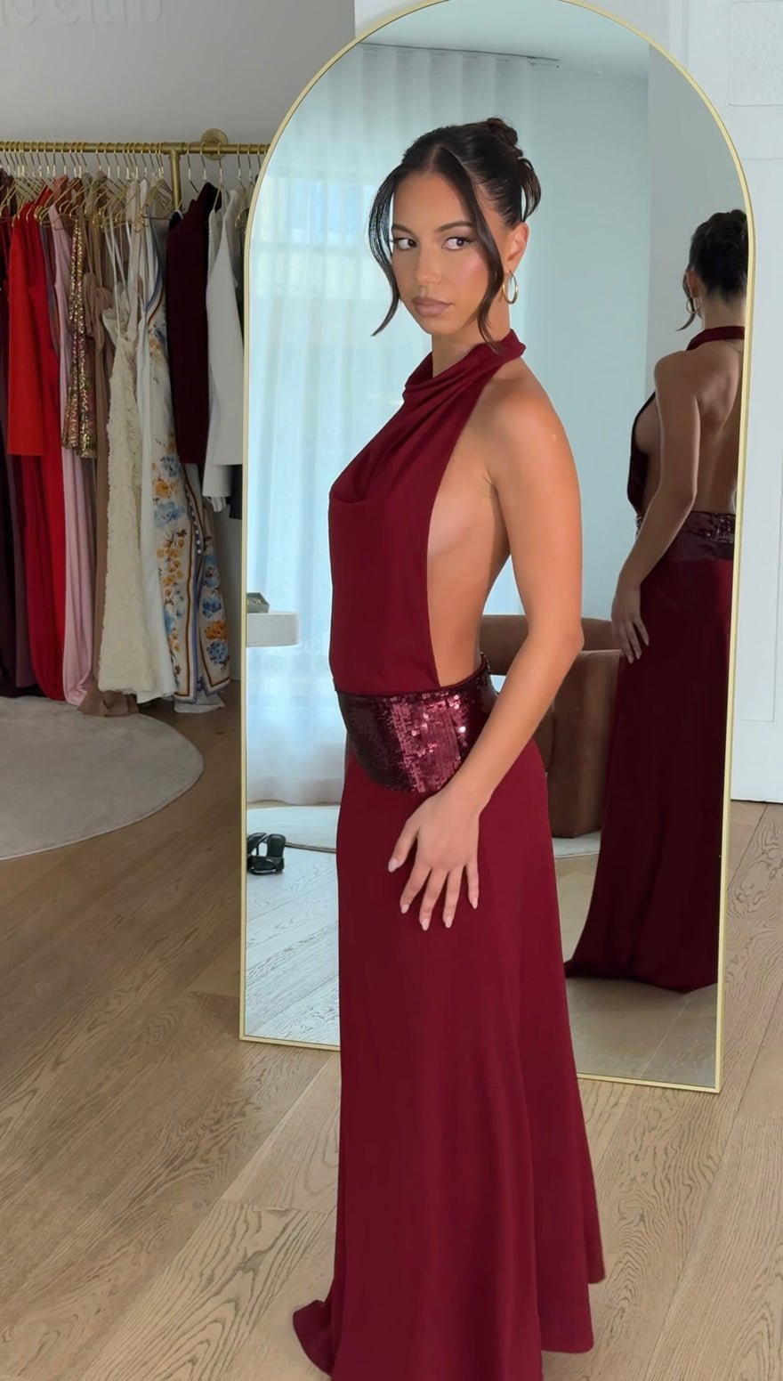 Ance Gria Adele Gown - Wine photo 2