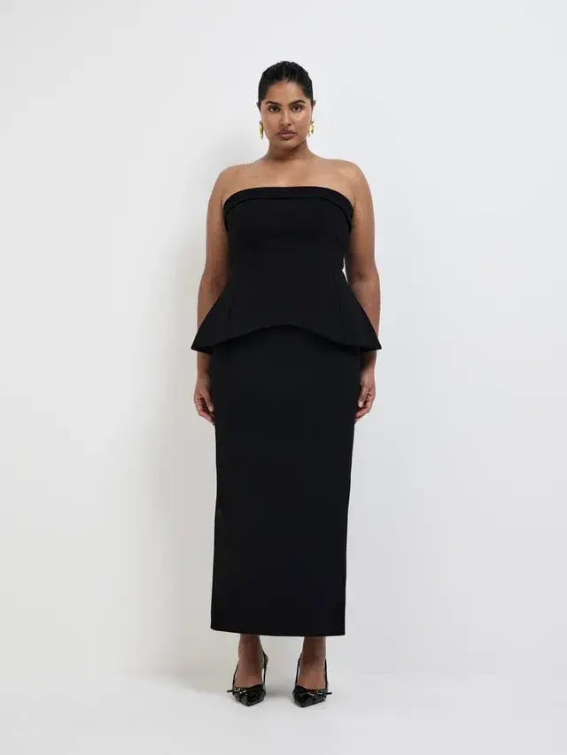 Sheike Estella Gown Black Size 12 photo 4