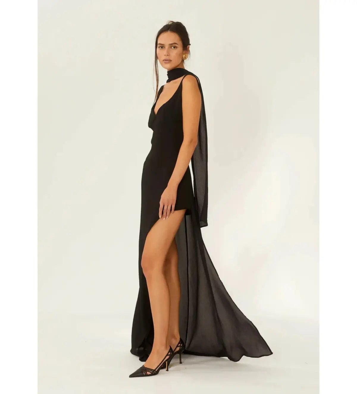 Arcina Ori Amelie Maxi Dress Black Size XS AU 6 photo 4