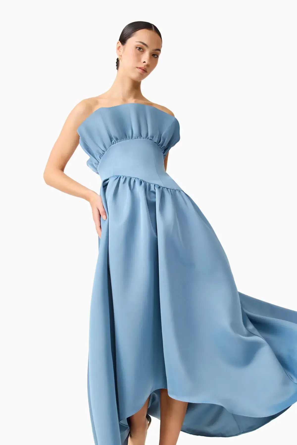 Elliatt Laurel sleeveless maxi dress in steel blue size M (10) photo 2