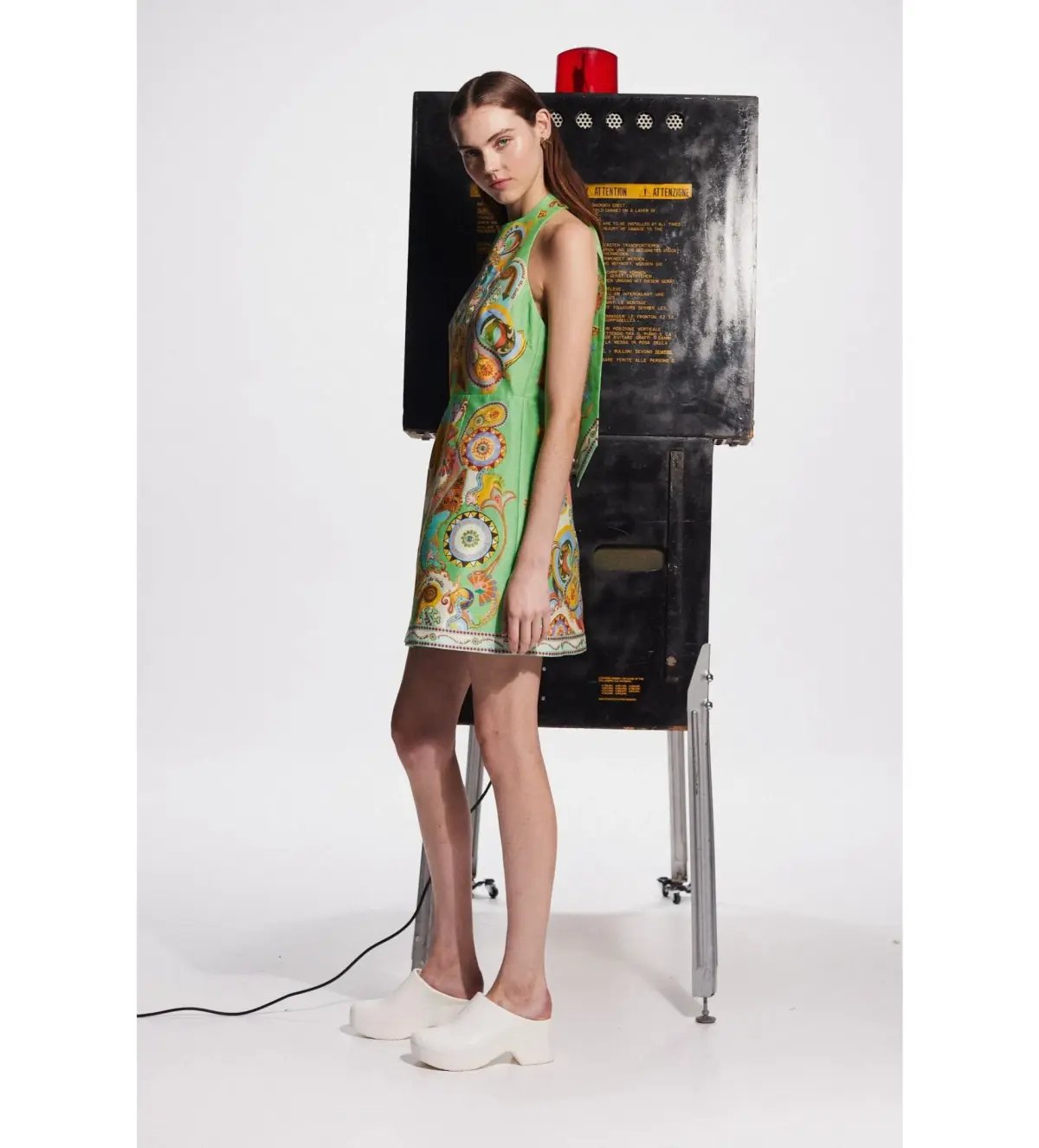 Alemais Pinball Print Mini Dress Multi Size AU 10 photo 3