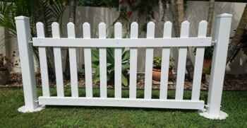PVC Event Fences- Why rent when you can BUY & OWN for the same price - 2 x widths + Gates & Posts photo 2