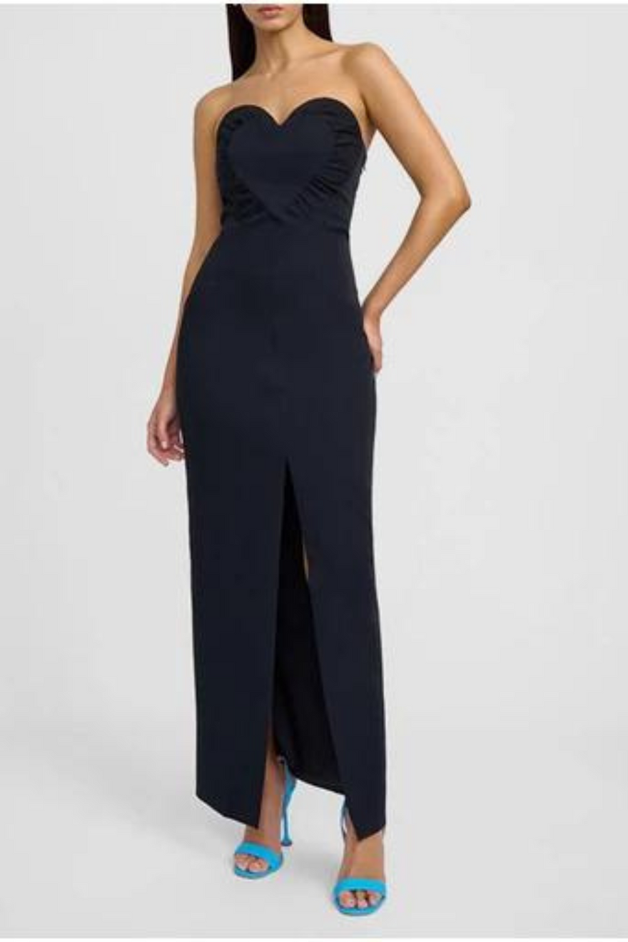 By Johnny Seraphina Structured Strapless Midi Dress photo 4