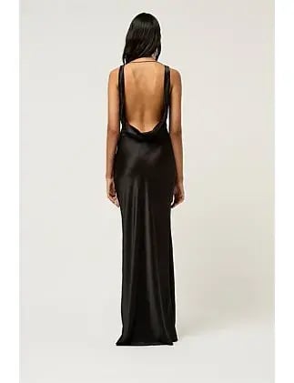 Michael Lo Sordo Drape Front Maxi Dress Size 8 photo 2