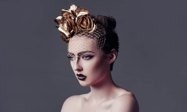 Heather McDowall Gold Roses headband photo 4