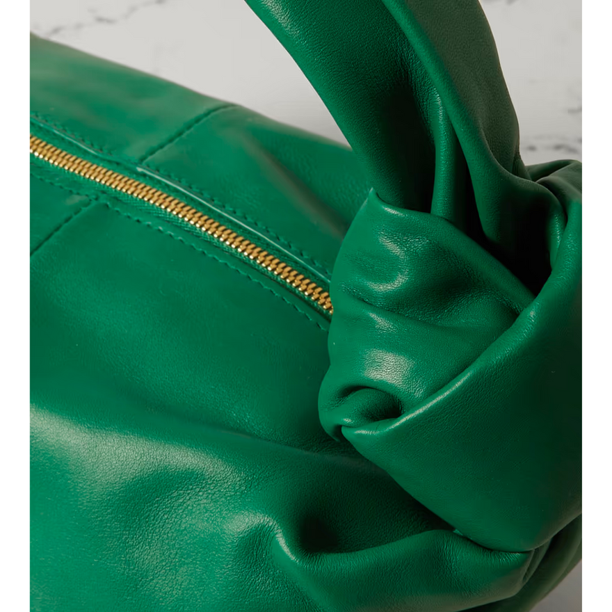 Bottega Veneta Mini Knotted Leather Tote (green) photo 4