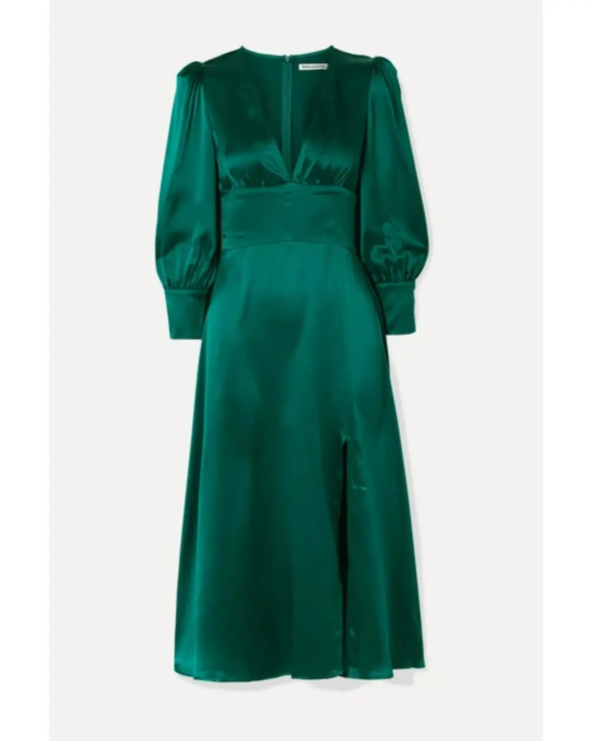 Reformation Keats Dress Emerald  Size AU 10 photo 3