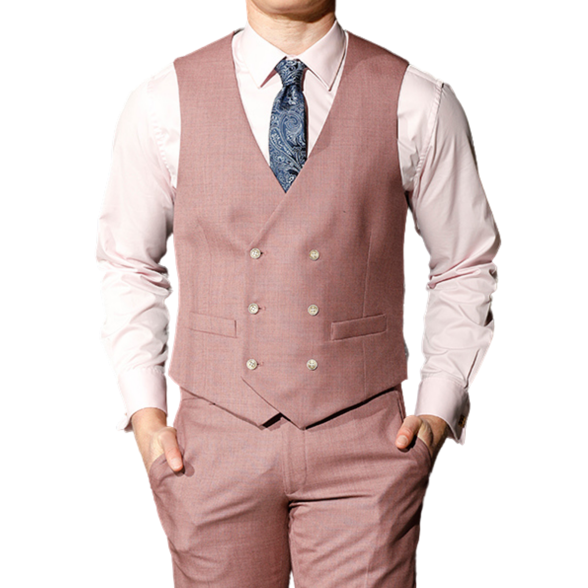 Gibson Mauve DB Waistcoat photo 3