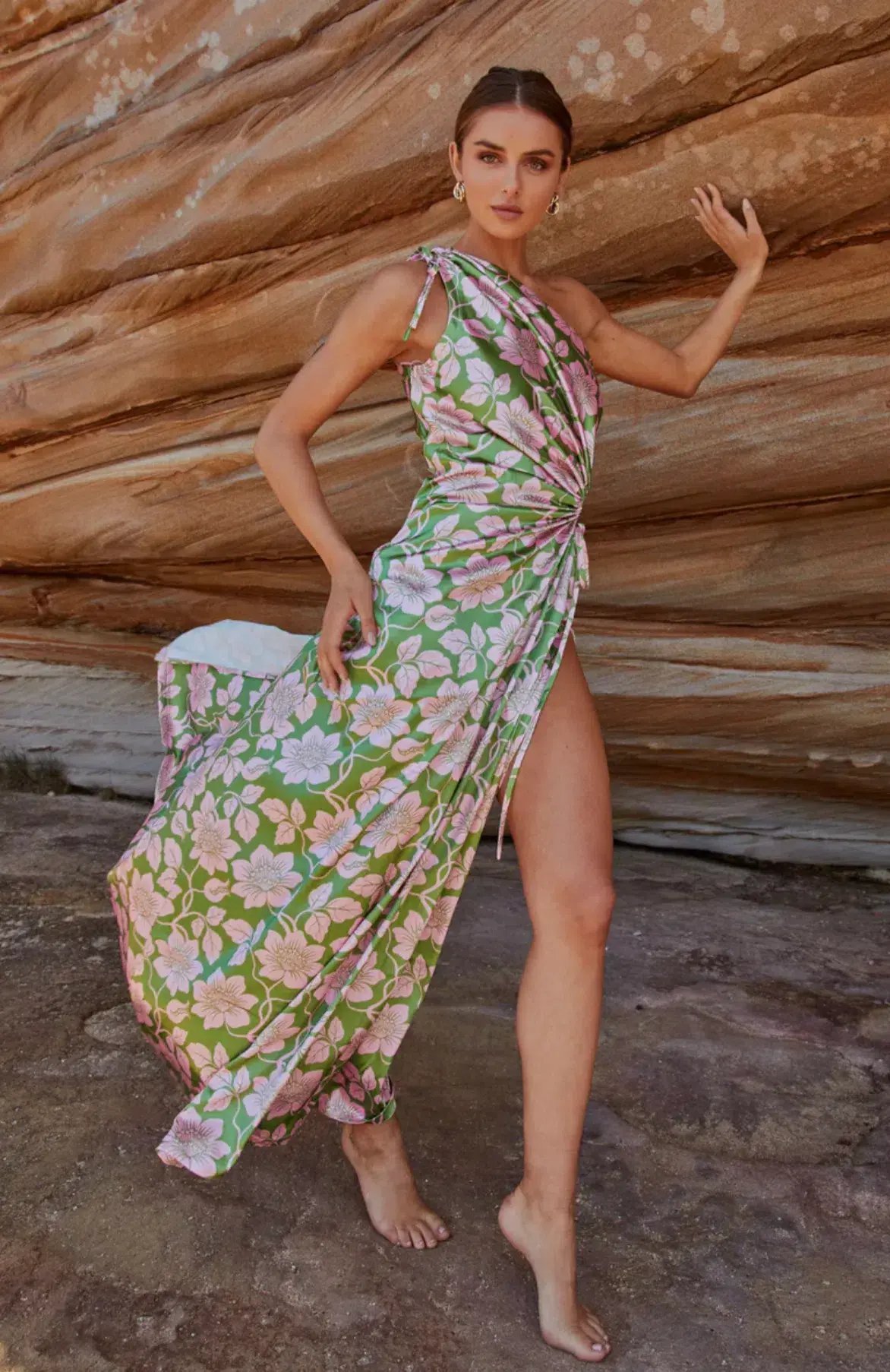 Sonya Moda Nour Forever Maxi Dress Floral Size 12 photo 3