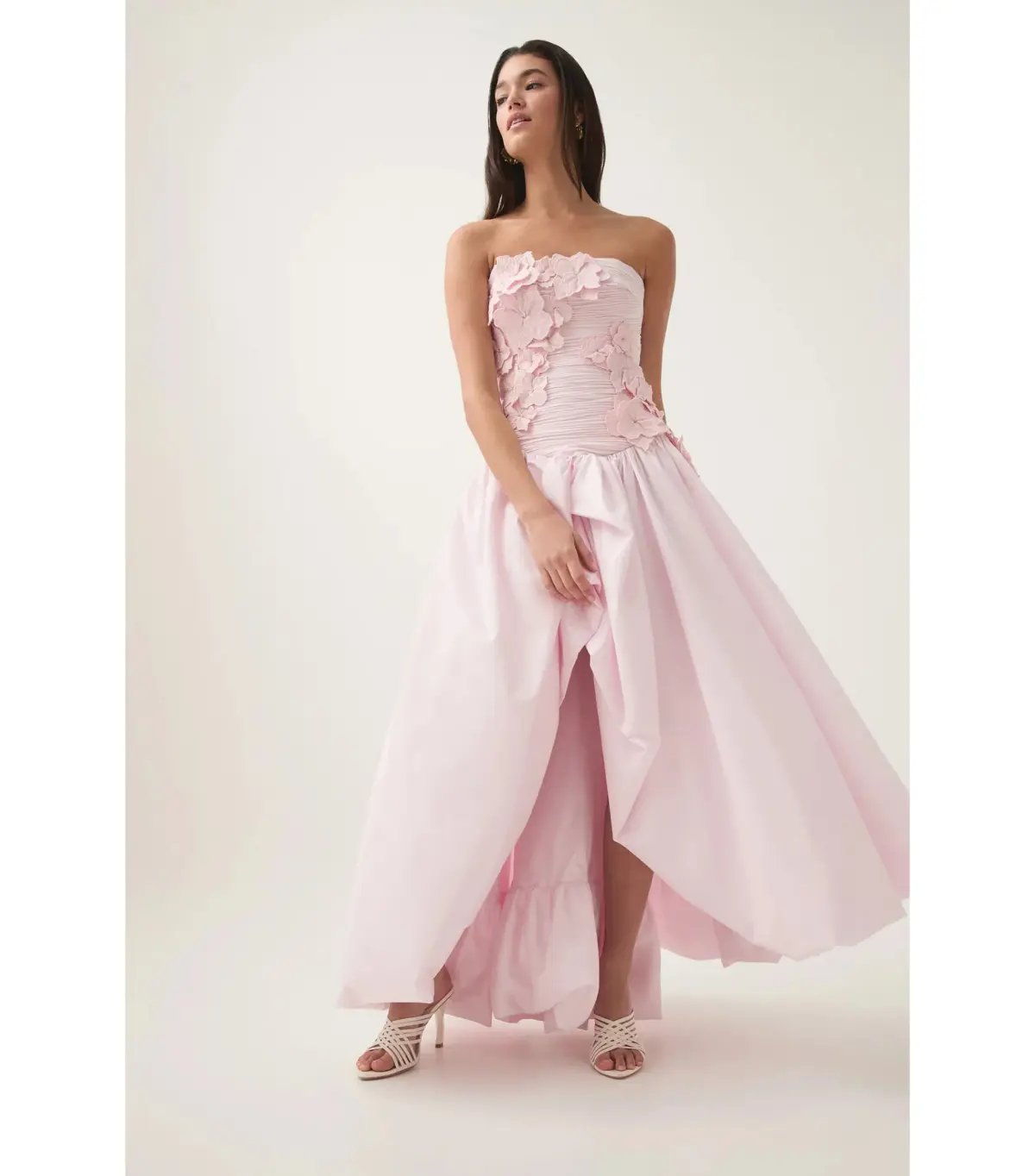 Aje Splendour Flower Gown in Pastel Pink Size AU 12 photo 3