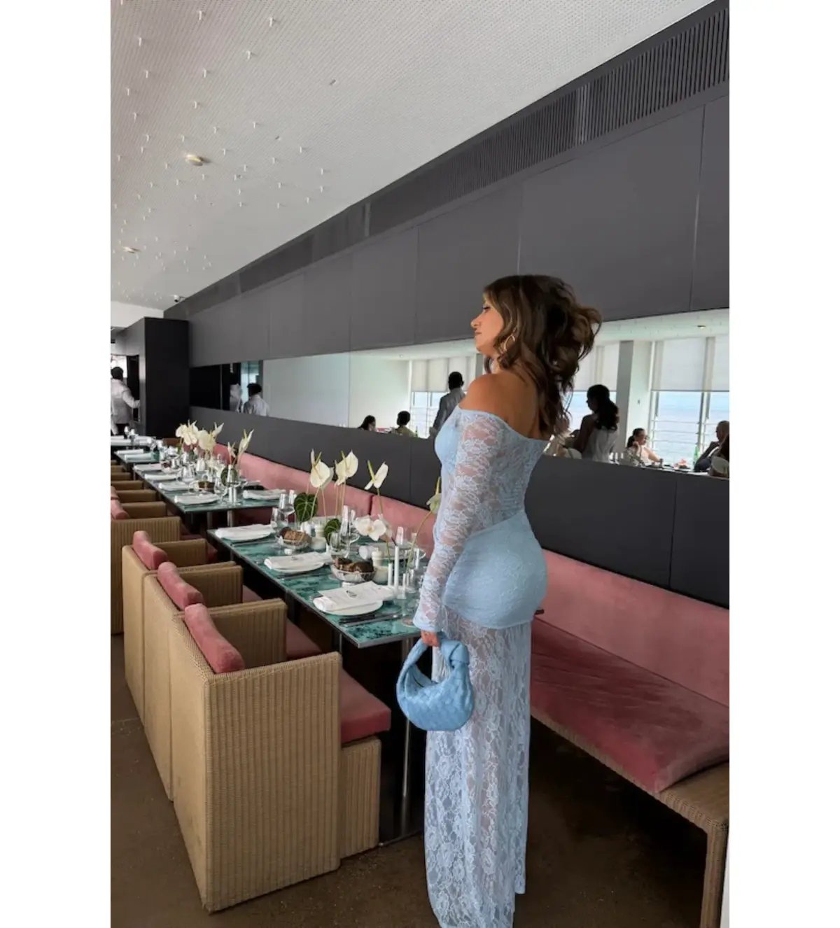 Deconduarte Christiana Powder Blue Size 8 photo 2