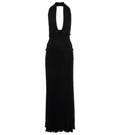 Christopher Esber Deconstruct Backless Halterneck Dress Black Size 6 photo 4
