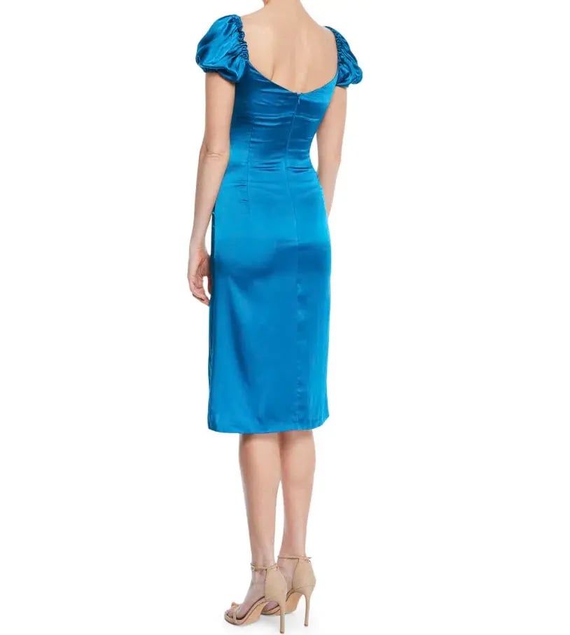 Alexis New York Blue Cap Cadiz Silk Midi Dress XS photo 2