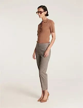 Perri Cutten Roman Pants Tan One Size photo 3