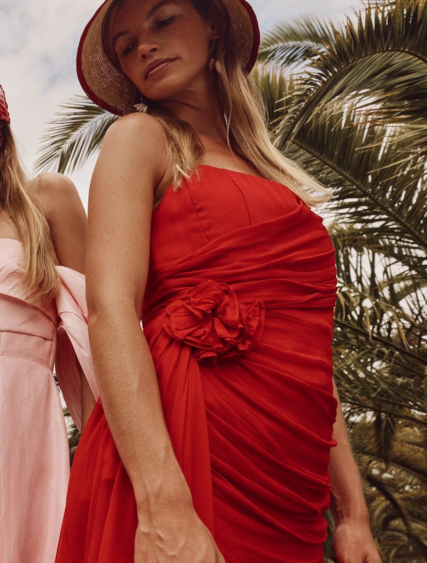 Talulah Viola Mini Dress - Red photo 4