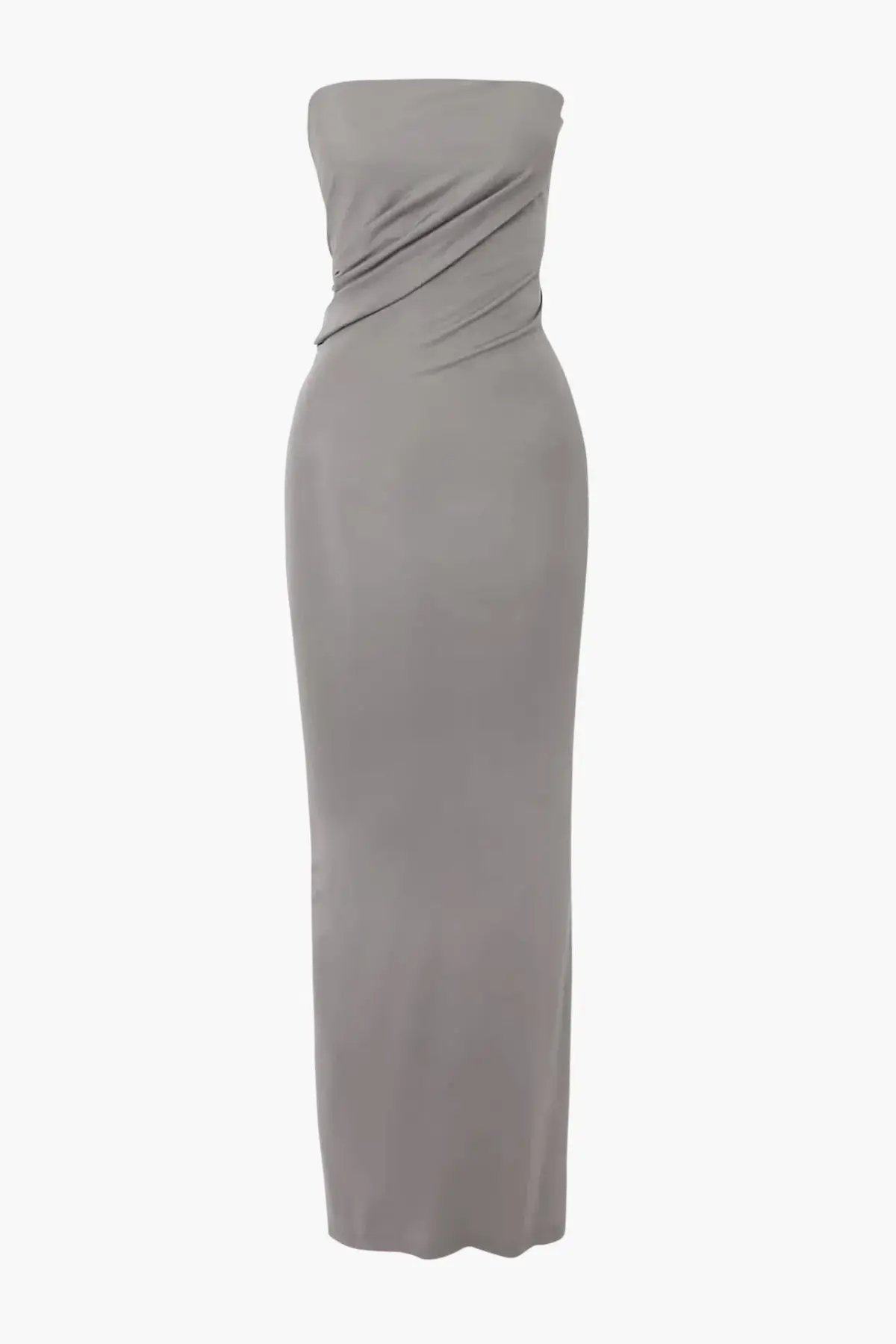 Christopher Esber Strapless Ruched Dress Grey Size 10 photo 2