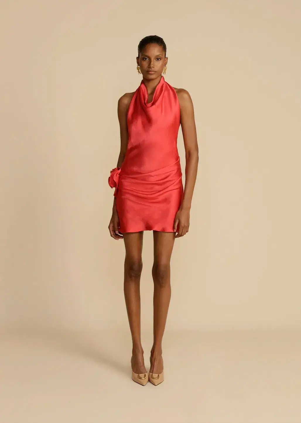 Arcina Ori Rosa Dress Red Size S / AU 8 photo 2