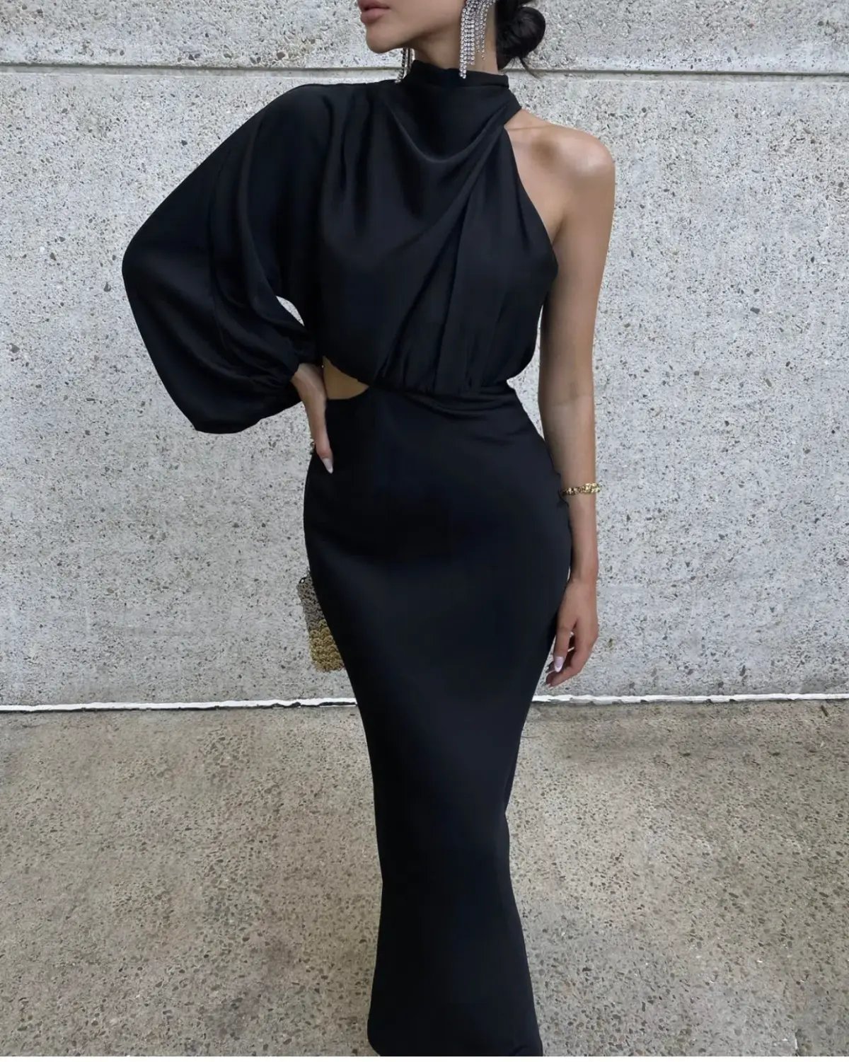 Sheike Olivia Maxi Dress Black Size 8 photo 4