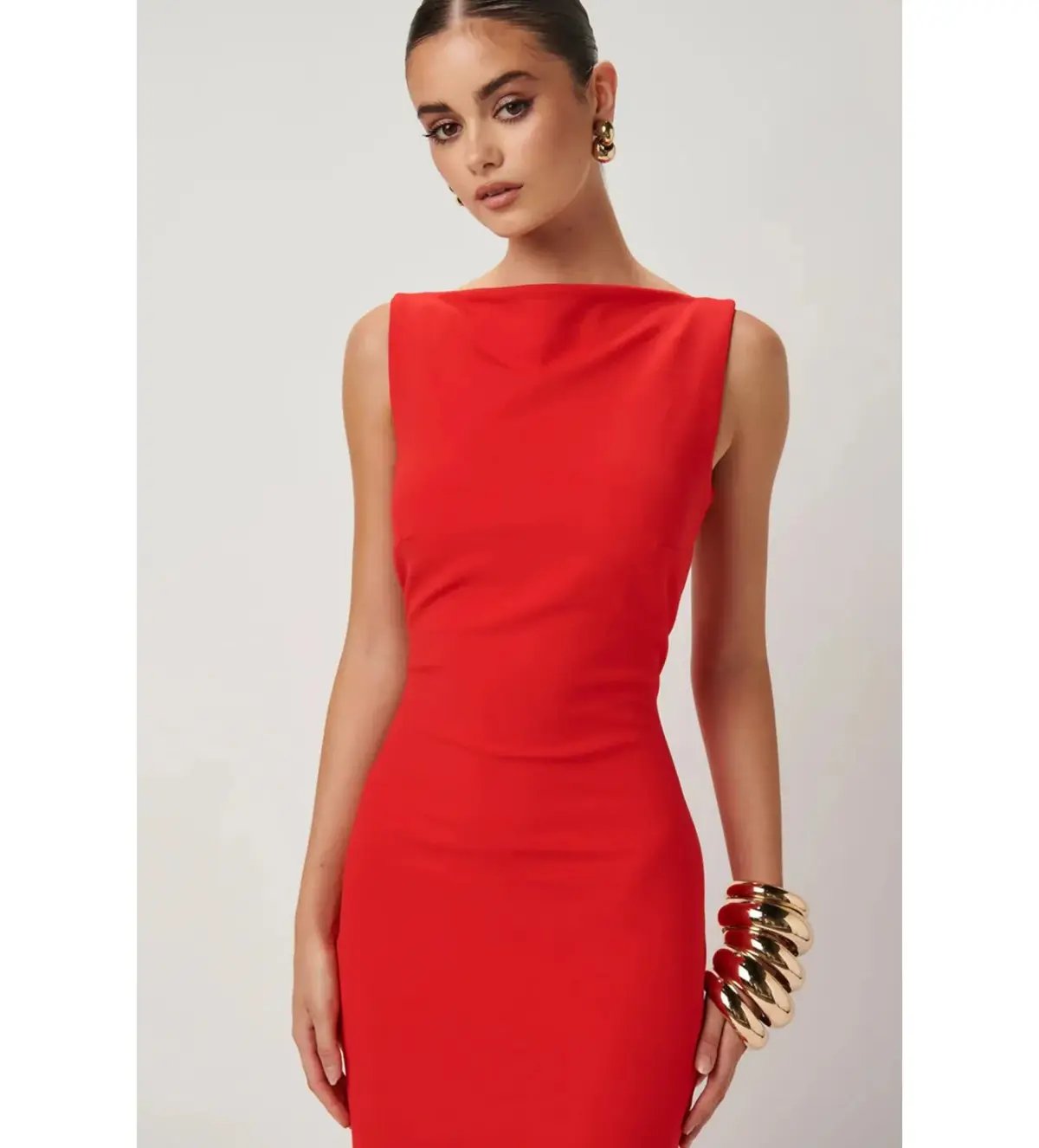Effie Kats Verona Gown Red Size XS / AU 6 photo 3