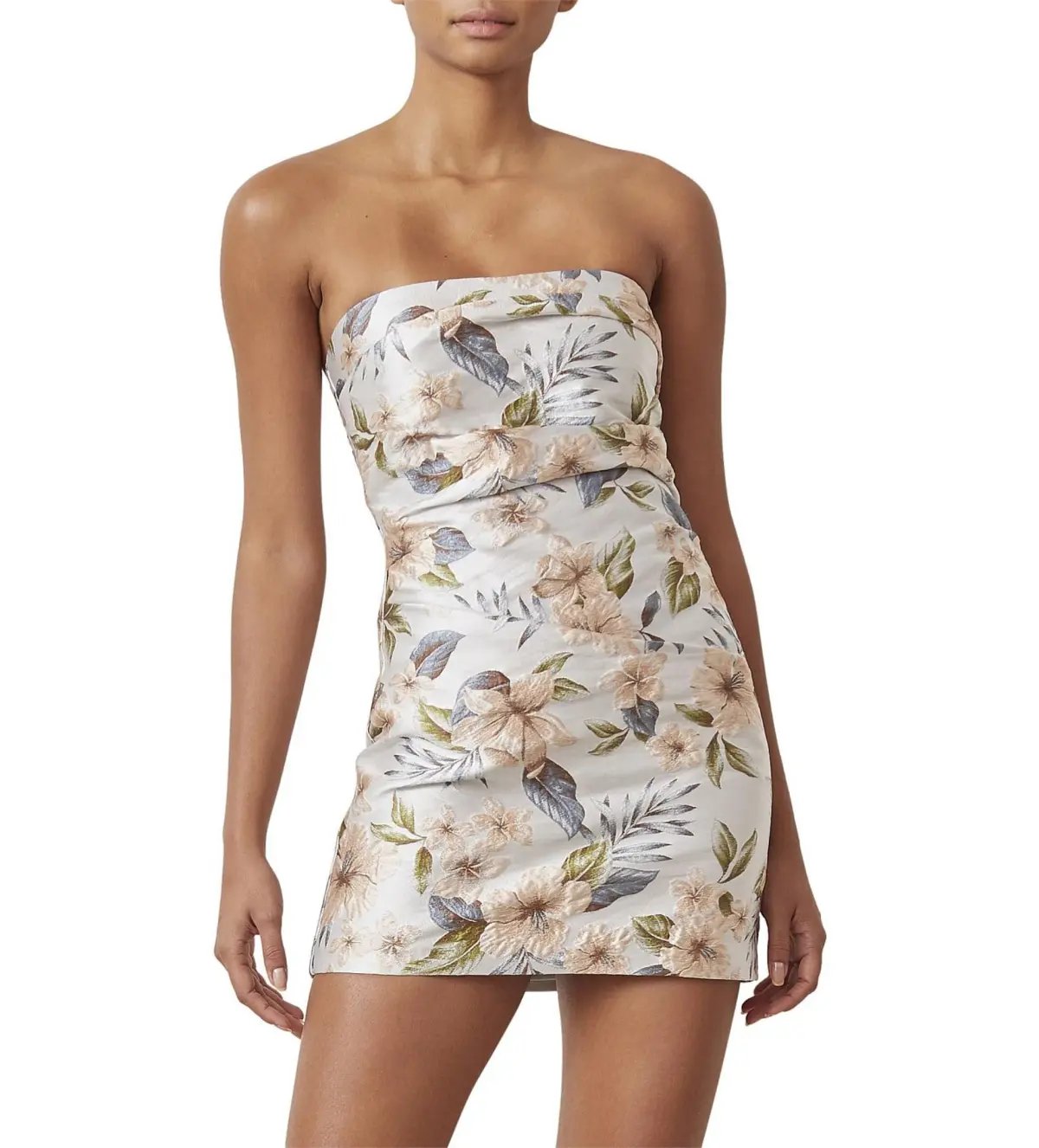 Bec & Bridge Fleurette Jacquard Mini Dress Floral Size AU 8 photo 2
