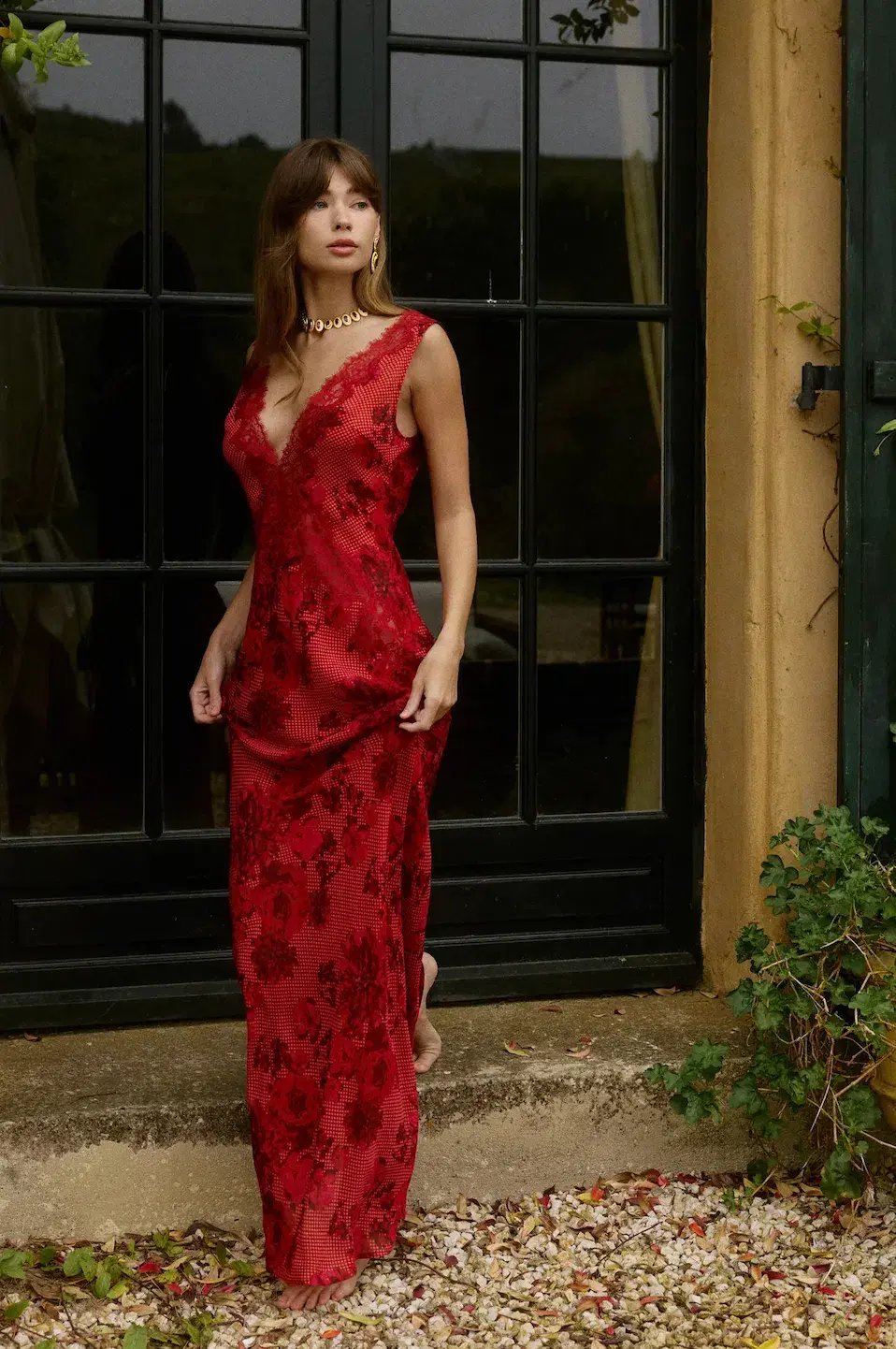 BYDEE JULIETTE MAXI DRESS IN ROSÉ. SIZE S / AU 8-10 photo 5