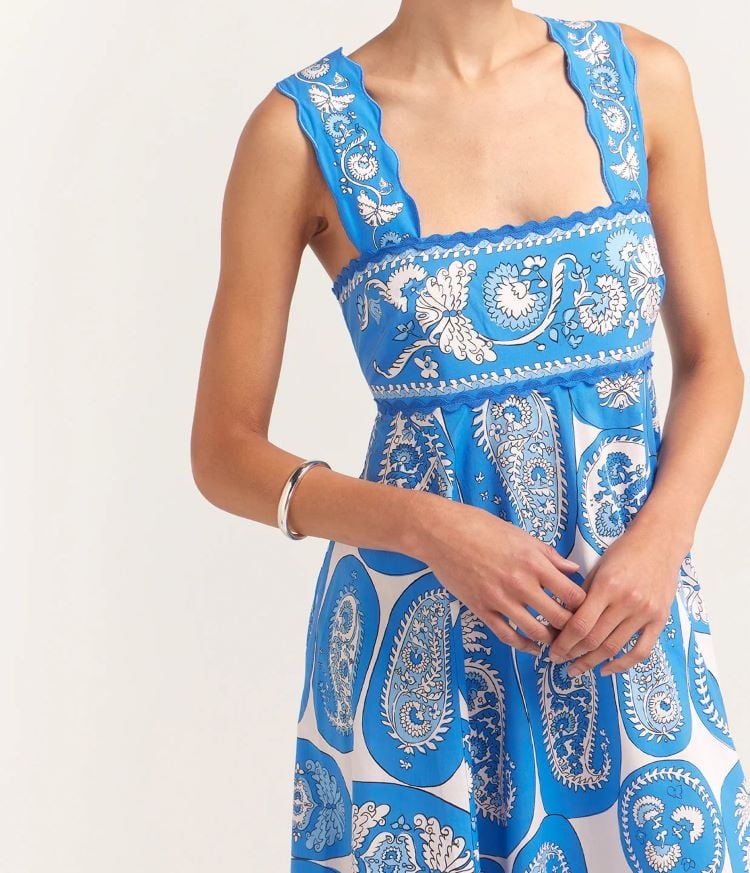 Alemais Dianna Summer Dress in Blue photo 3