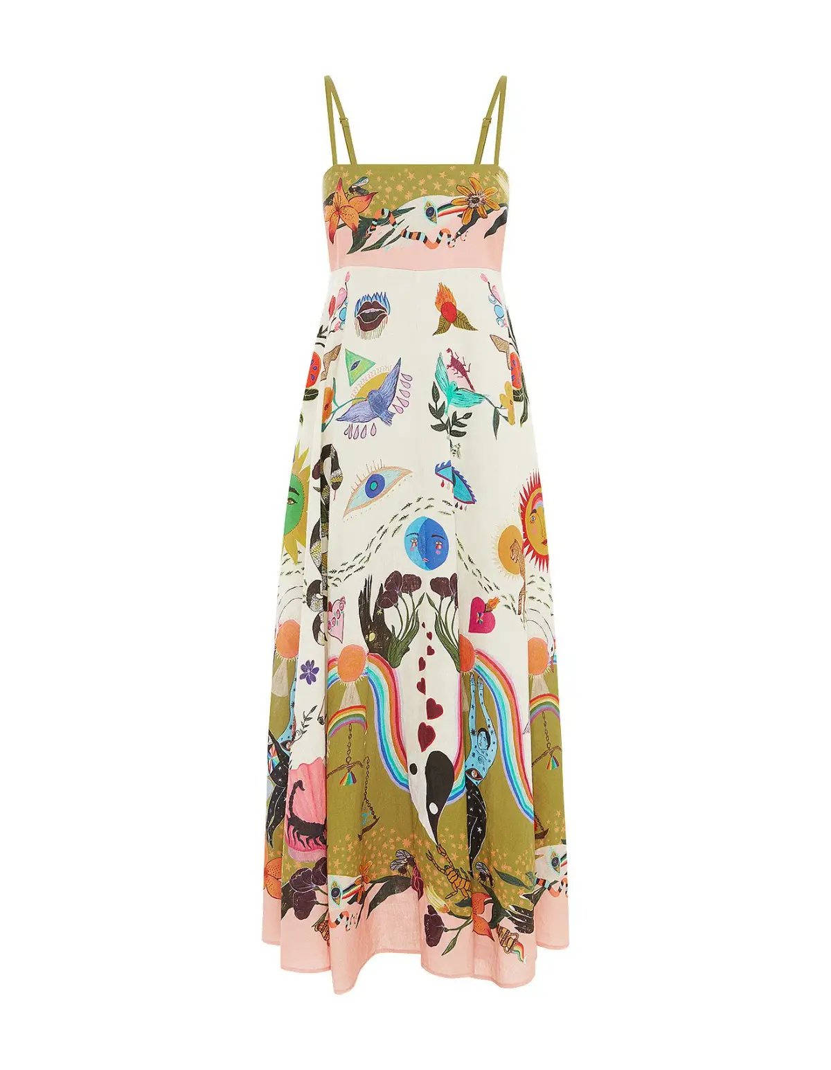 Alemais Evergreen Sundress in Multi Size AU 8 photo 5