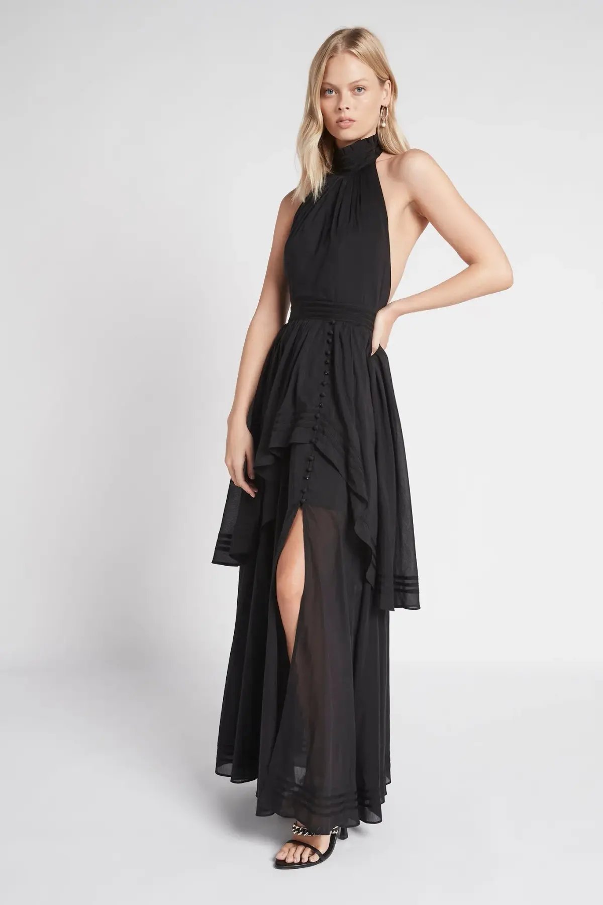 Aje Bungalow Sienna Dress Black Size 4 photo 5
