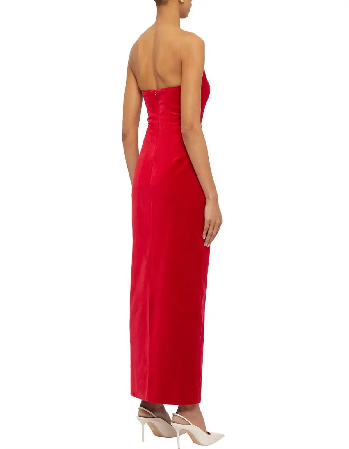 Ginger & Smart Soloist Strapless Gown Red Size AU 12 photo 3