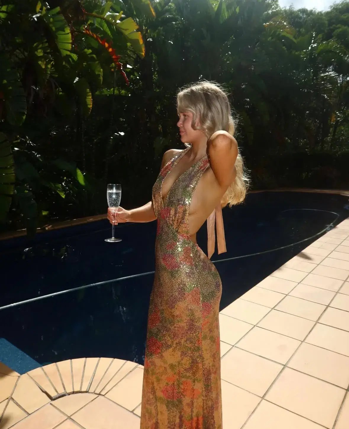 Fait Par Foutch Liana Dress Fleur Sequin Size XS/AU 6 photo 6