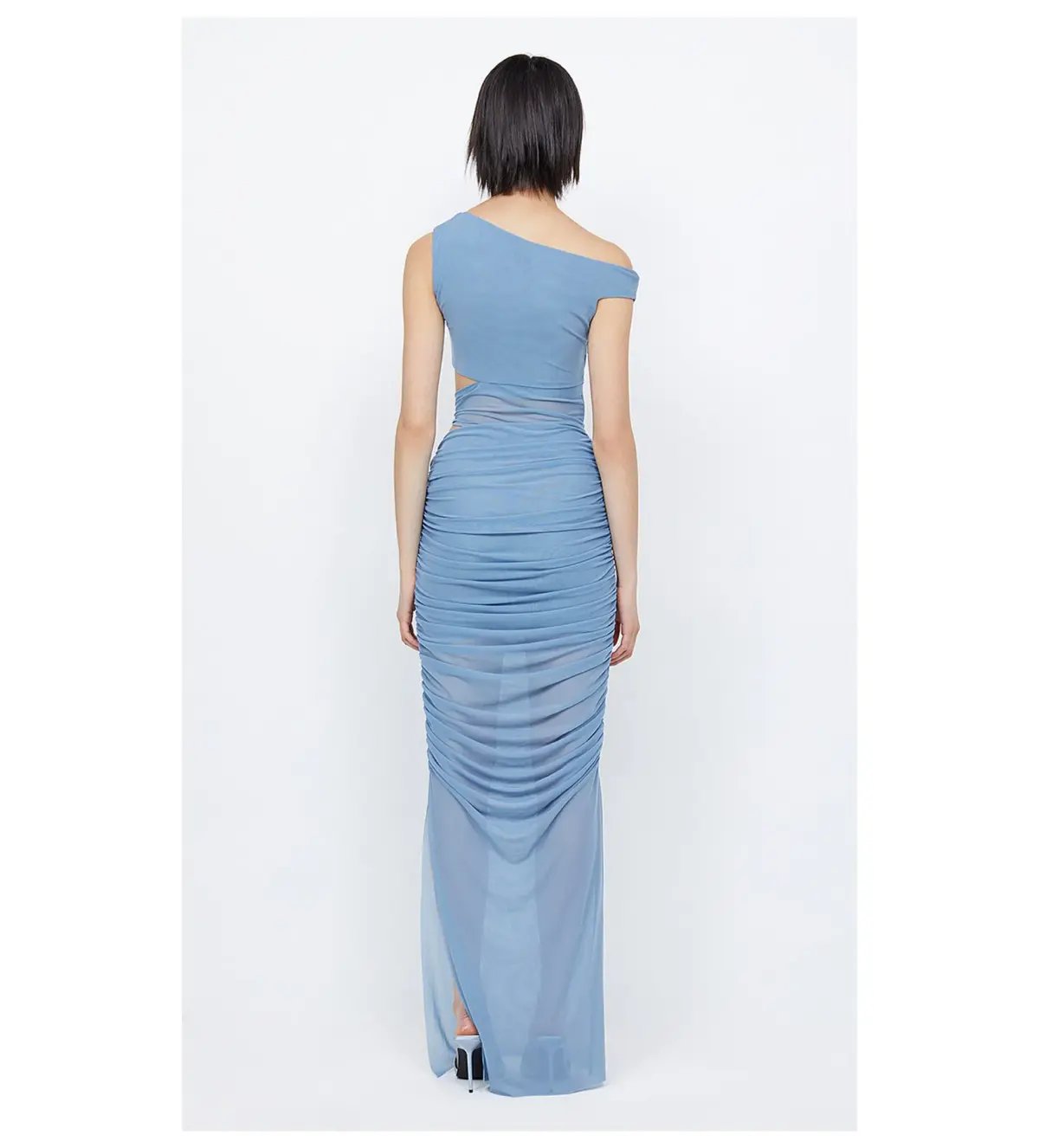 Bec and Bridge Whorl Asym Maxi Dress Meridian Blue Size AU 12 photo 4