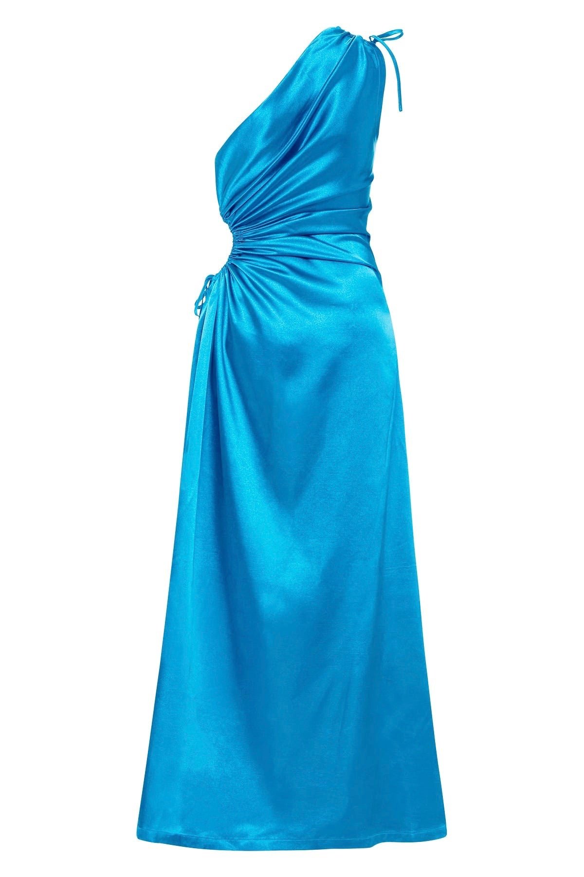 SONYA NOUR CYAN MAXI DRESS - CYAN BLUE photo 5
