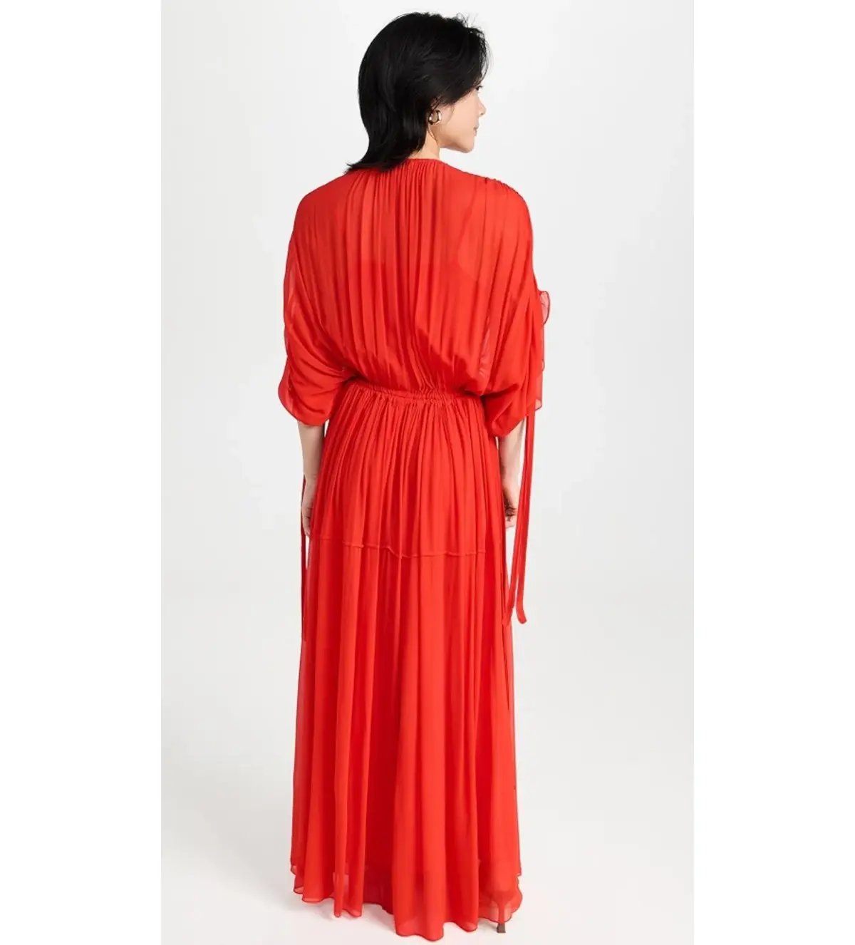 Lee Mathews Ines Dress Raspberry Size 10/M photo 3