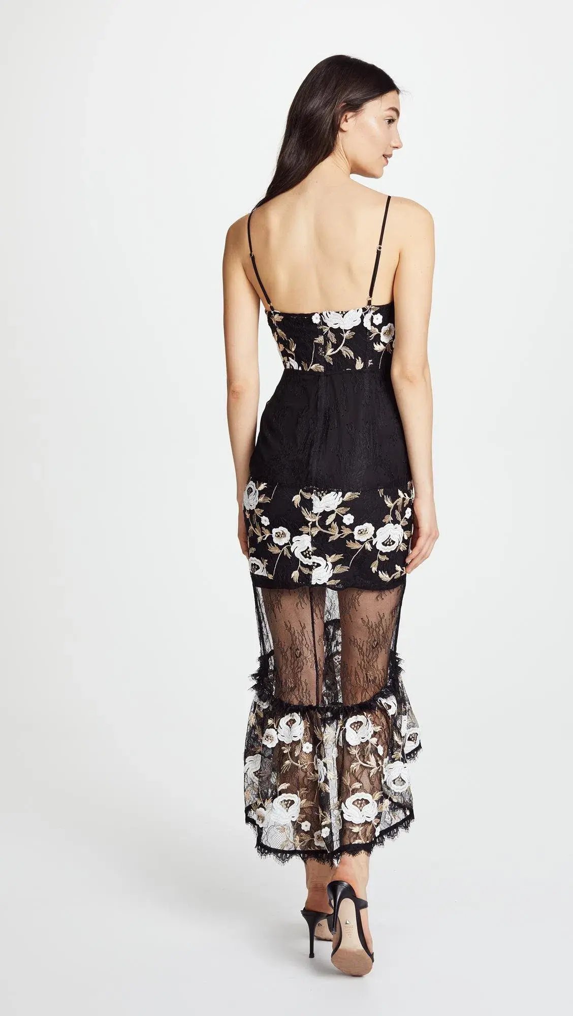MISHA Jacquie Dress Black Size 14 photo 2